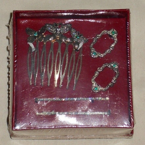 Vintage Rare Antique Style Unique Elegant 5 Pc Hair Set